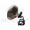 BIAŁE MIGACZE KIERUNKOWSKAZY KIERUNKI CHROM METAL ŻARÓWKA 12V 23W ŚRUBA 8MM