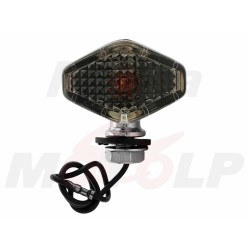 BIAŁE MIGACZE KIERUNKOWSKAZY KIERUNKI CHROM METAL ŻARÓWKA 12V 23W ŚRUBA 8MM