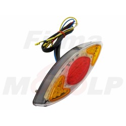 TYLNA LAMPA TYŁ LED LEDOWA 12V KOCIE OKO STOP + KIERUNKOWSKAZY