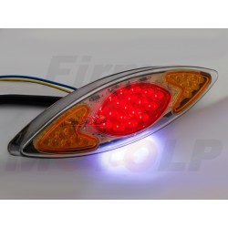 TYLNA LAMPA TYŁ LED LEDOWA 12V KOCIE OKO STOP + KIERUNKOWSKAZY