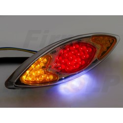 TYLNA LAMPA TYŁ LED LEDOWA 12V KOCIE OKO STOP + KIERUNKOWSKAZY