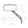 LUSTRA LUSTERKA CHROMOWANE METALOWE M10 10MM CHOPPER DRAG CRUISER CLASSIC