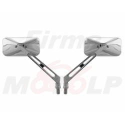 LUSTRA LUSTERKA CHROMOWANE METALOWE M10 10MM CHOPPER DRAG CRUISER CLASSIC