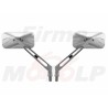 LUSTRA LUSTERKA CHROMOWANE METALOWE M10 10MM CHOPPER DRAG CRUISER CLASSIC