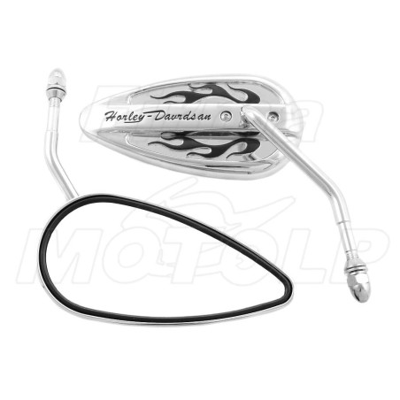 LUSTRA LUSTERKA CHROM METAL HARLEY DAVIDSON HD H-D 8MM M8 - WADA / PROMOCJA CENOWA