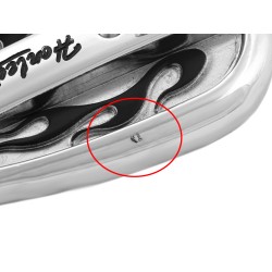 LUSTRA LUSTERKA CHROM METAL HARLEY DAVIDSON HD H-D 8MM M8 - WADA / PROMOCJA CENOWA
