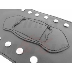 KRAWAT PAS NA ZBIORNIK CZARNA OSŁONA SKÓRA HARLEY DAVIDSON HD H-D SOFTAIL