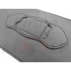 KRAWAT PAS NA ZBIORNIK CZARNA OSŁONA SKÓRA HARLEY DAVIDSON HD H-D SOFTAIL