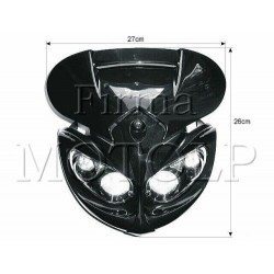 TUNING MINI OWIEWKA UNIWERSALNA DIABLO CZARNA