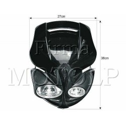 TUNING MINI OWIEWKA MUCHA CZARNA HOMOLOGACJA E11