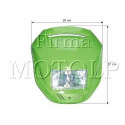 TUNING OWIEWKA MOTOCYKLOWA ZIELONA HOMOLOGACJA E11
