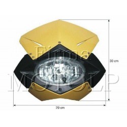 TUNING OWIEWKA MOTOCYKLOWA ZŁOTA HOMOLOGACJA E11