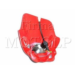 TUNING OWIEWKA MOTOCYKLOWA PRZEDNIA CZERWONA