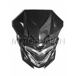 TUNING OWIEWKA MOTOCYKLOWA CZARNA HALOGENY DIODY