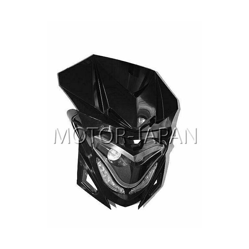 TUNING OWIEWKA MOTOCYKLOWA CZARNA HALOGENY DIODY