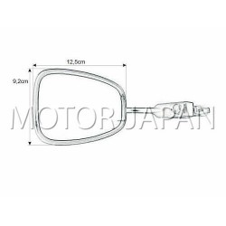 LUSTRA LUSTERKA UNIWERSALNE CZARNE DO KIEROWNICY