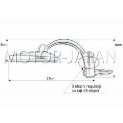 LUSTRA LUSTERKA UNIWERSALNE CZARNE DO KIEROWNICY