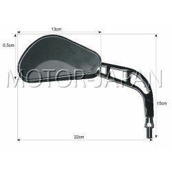 LUSTRA LUSTERKA CHOPPER HARLEY KLASYK DRAG CRUISER M10 10MM