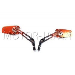 LUSTRA LUSTERKA UNIWERSALNE M10 10MM BLACK-ORANGE