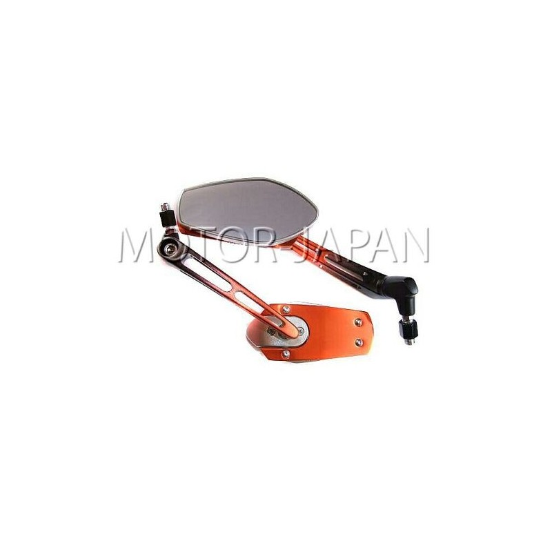 LUSTRA LUSTERKA UNIWERSALNE M10 10MM BLACK-ORANGE