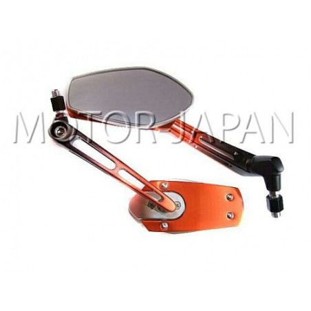 LUSTRA LUSTERKA UNIWERSALNE M10 10MM BLACK-ORANGE