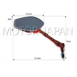 LUSTRA LUSTERKA UNIWERSALNE M10 10MM POMARAŃCZOWE