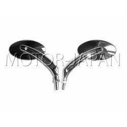 LUSTRA LUSTERKA UNIWERSALNE CHROM CHOPPER DRAG M10 10MM