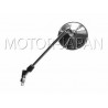 LUSTRA LUSTERKA UNIWERSALNE CHROM M10 10MM CHOPPER DRAG CRUISER KLASYK HOMOLOGACJA E9