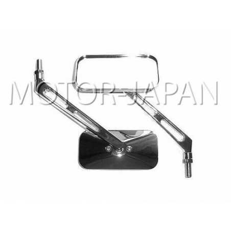 LUSTRA LUSTERKA CHROM M10 10MM CHOPPER DRAG CRUISER KLASYK HARLEY