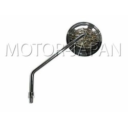 LUSTRA LUSTERKA UNIWERSALNE CHROM M10 10MM CHOPPER DRAG CRUISER KLASYK