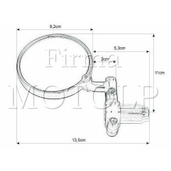 LUSTRA LUSTERKA UNIWERSALNE CARBON DO KIEROWNICY