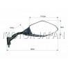 LUSTRA LUSTERKA Z KIERUNKOWSKAZAMI UNIWERSALNE CZARNE M10 10MM