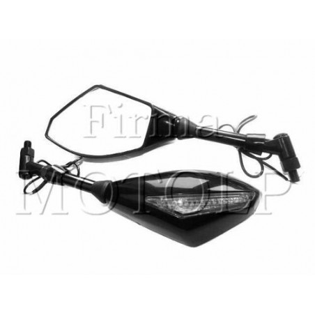LUSTRA LUSTERKA Z KIERUNKOWSKAZAMI UNIWERSALNE CZARNE M10 10MM