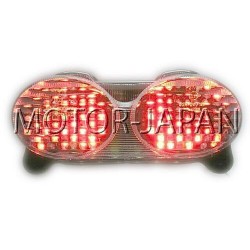 LAMPA LED Z KIERUNKAMI KAWASAKI ZX-6R ZX-9R ZR-7 rok produkcji 1998 - 2007 HOMOLOGACJA