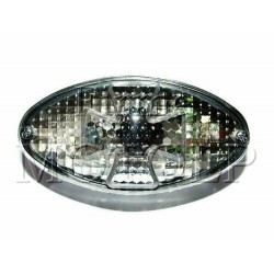 TYLNA LAMPA TYL UNIWERSALNA CHROM METAL KRZYZ HOMOLOGACJĘ E11