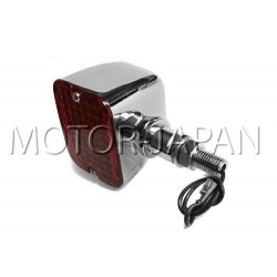 MINI TYLNE LAMPY LAMPA TYL UNIWERSALNE CHROM METAL