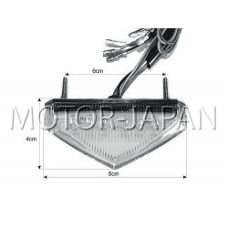 TYLNA LAMPA TYL LED Z STOPEM I KIERUNKAMI HOMOLOGACJA E13