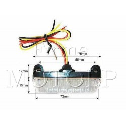 TYLNA LAMPA TYL LED BIAŁA HOMOLOGACJA E11