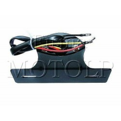 TYLNA LAMPA TYL CZERWONA Z PODSTAWA TABLICY CZARNA