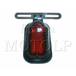 TYLNA LAMPA TYL METALOWA MOCOWANIE TABLICY CZARNA