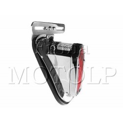 TYLNA LAMPA TYL METALOWA MOCOWANIE TABLICY CHROM