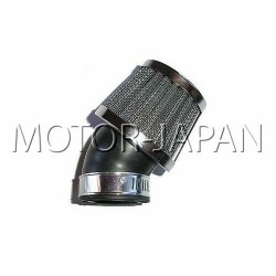 TUNING CHROM CHROMOWANY FILTR STOŻKOWY 38MM 38 MM 38-MM ŁAMANY 45 STOPNI