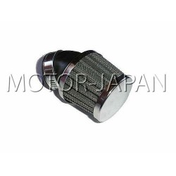 TUNING CHROM CHROMOWANY FILTR STOŻKOWY 38MM 38 MM 38-MM ŁAMANY 45 STOPNI