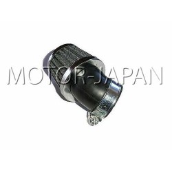 TUNING CHROM CHROMOWANY FILTR STOŻKOWY 38MM 38 MM 38-MM ŁAMANY 45 STOPNI