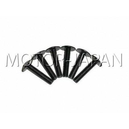 ŚRUBY ŚRUBKI DO OWIEWKI OWIEWEK ALUMINIOWE CZARNE M6 30MM