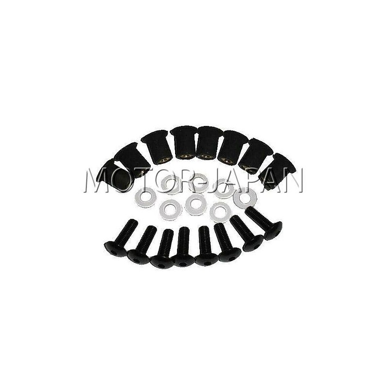 ŚRUBY ŚRUBKI DO SZYBY SZYB ALUMINIOWE CZARNE M5 15MM