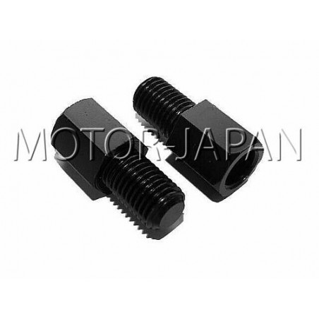 PRZEJŚCIE REDUKCJA GWINTU ŚRUBY LUSTERKA LUSTEREK W UCHWYTACH M10 LEWY. W LUSTERKACH M10 PRAWY