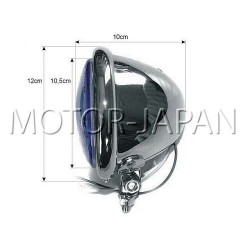 REFLEKTOR LIGHTBAR LAMPA PRZOD 4,5 CALA CHROM HOMOLOGACJA E4