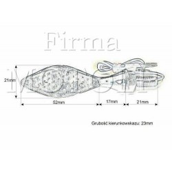 MIGACZE KIERUNKOWSKAZY KIERUNKI METALOWE LED HOMOLOGACJA E11
