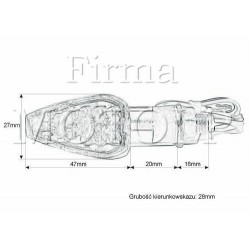 MIGACZE KIERUNKOWSKAZY KIERUNKI CARBON LED HOMOLOGACJA E11